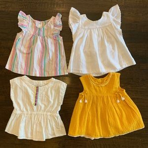 Four toddler girls shirts size 3T